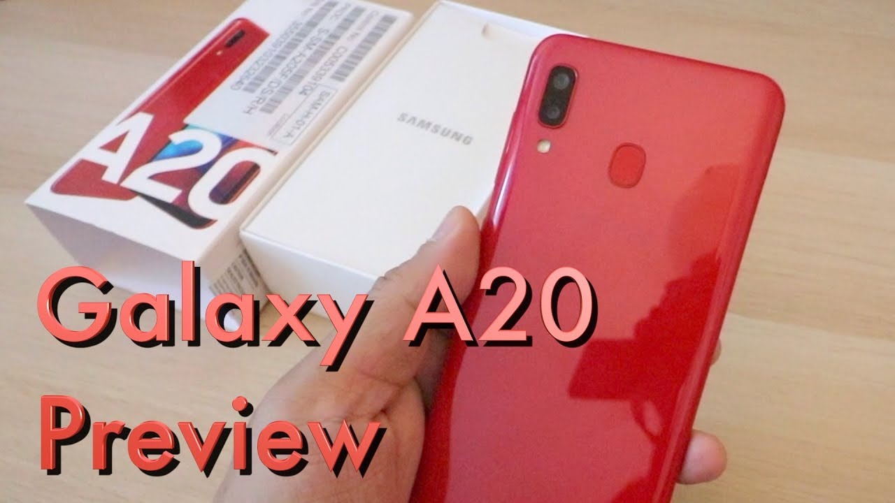 พรีวิว Samsung Galaxy A20 จอสวยๆและกล้องมุมกว่างพิเศษงบ 5,890 บาท