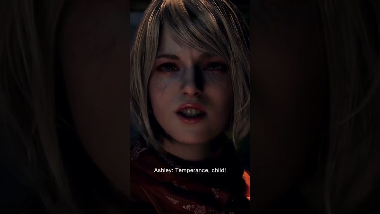 Plaga Virus takes over Ashley #residentevil #shorts #residentevil4 #residentevil4remake