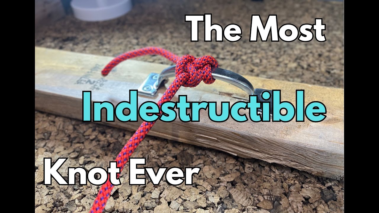 How to Tie the Round Turn and Two Half Hitches Knot | The World's MOST INDESTRUCTIBLE Knot