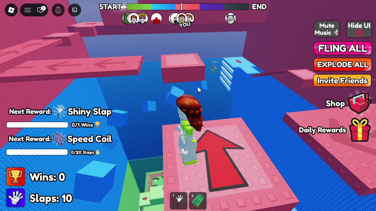 Playing Roblox triple Jump Tower!