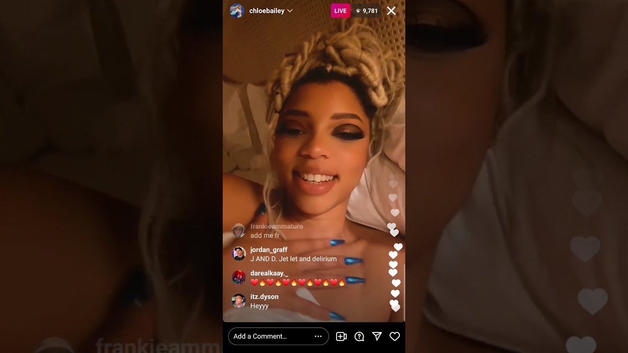 Chloe Bailey Instagram Live (10/5/2021) ** SQUID GAME SPOILERS **