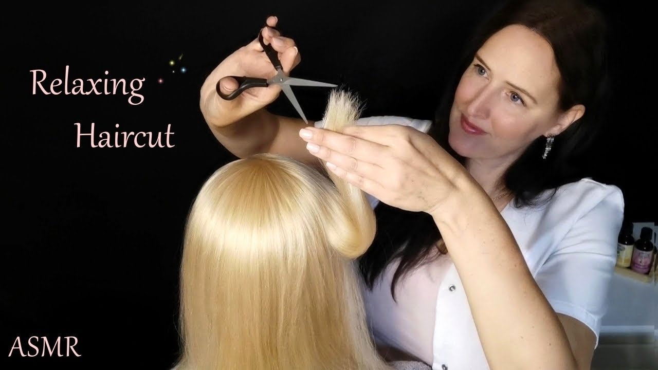 ASMR Super Relaxing Haircut & Gua Sha Massage (Lots of Whispering)