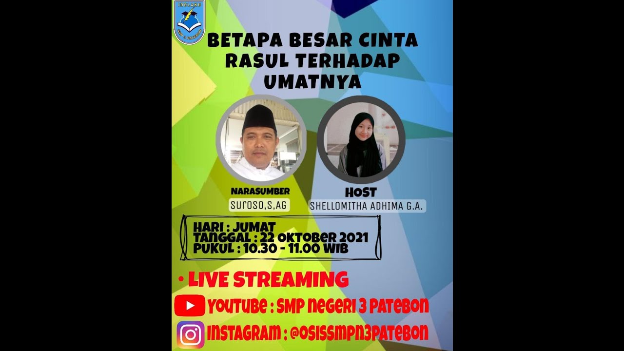 Peringatan Maulid Nabi Muhammad S.A.W di SMP N 3 Patebon  