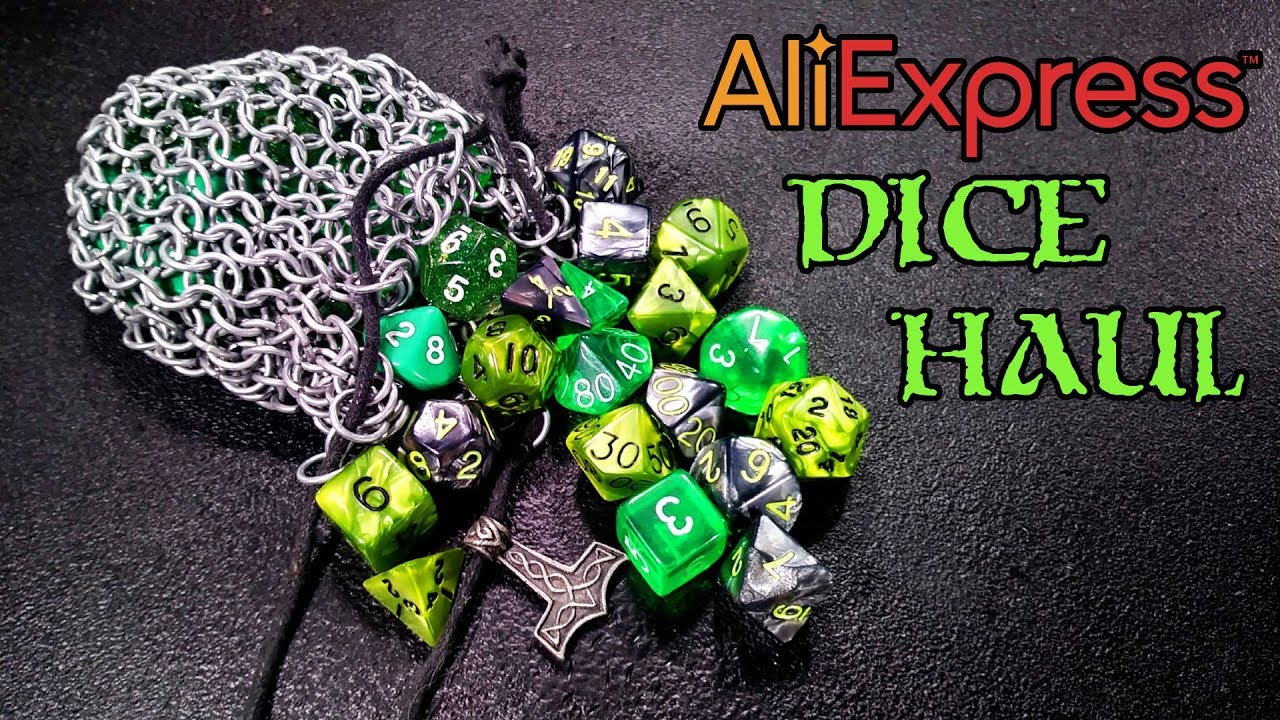 AliExpress Dice Haul - Cheap Dice Review - Budget Buys Ep. 9