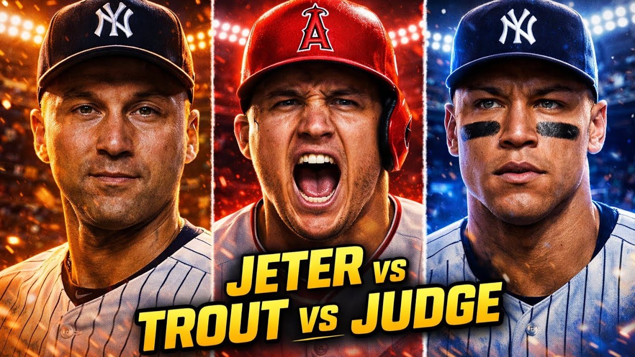 Aaron Judge vs Derek Jeter vs Mike Trout | Career Comparison