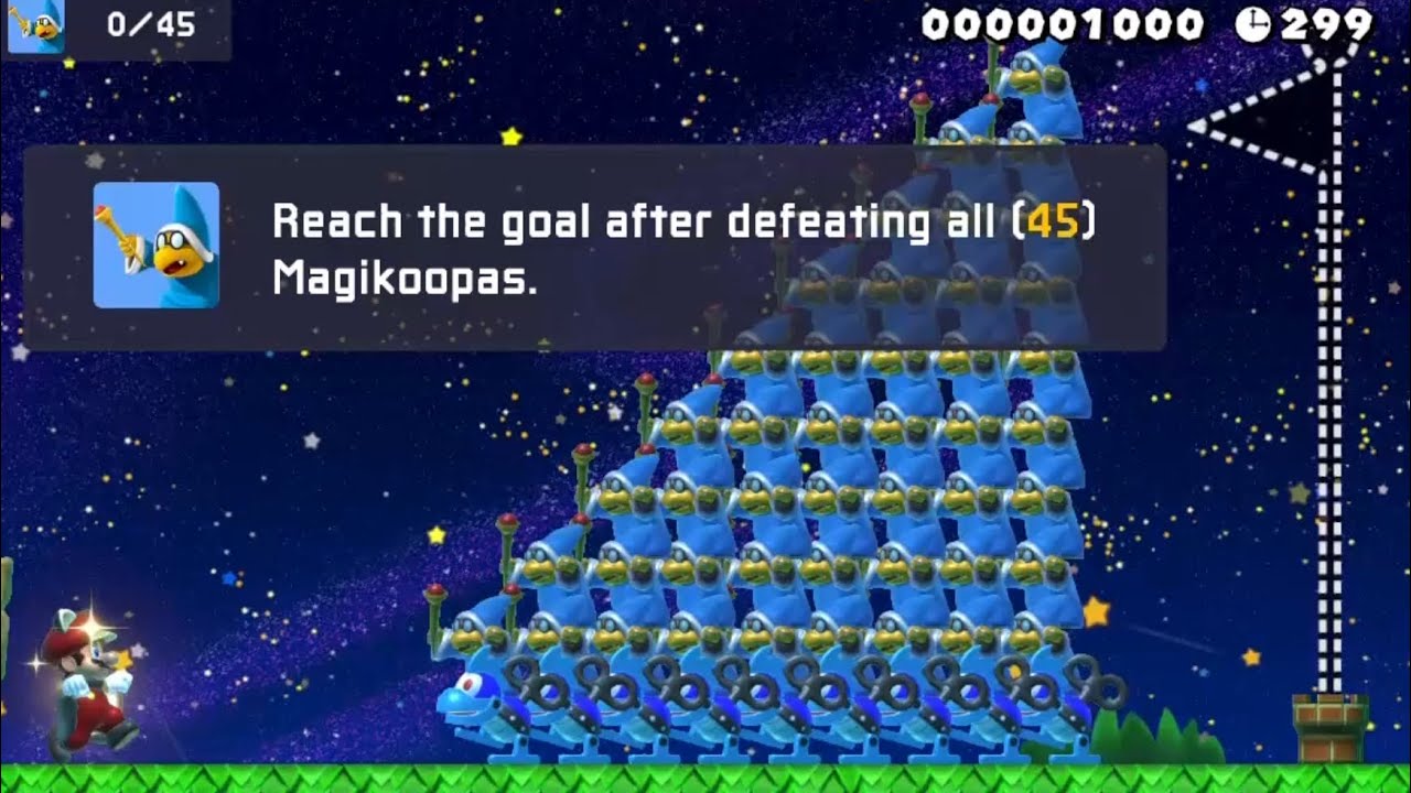 Kill 45 Magikoopas uncleared 2024 level