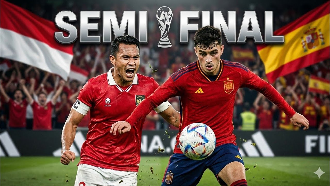 Indonesia 🇮🇩 vs Spain 🇪🇸 | Semi Final | FIFA World Cup | Epic Match