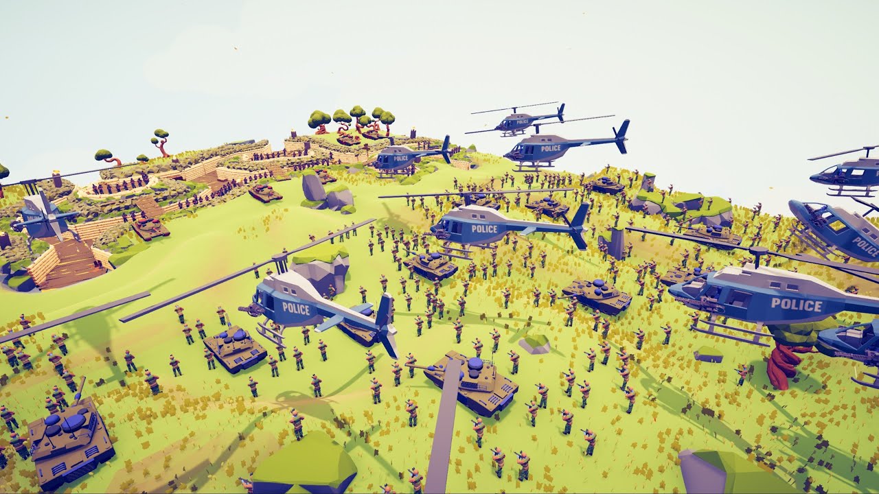 CAN 150x MODERN SOLDIER CAPTURE ENEMY TRENCH? - Totally Accurate Battle Simulator TABS