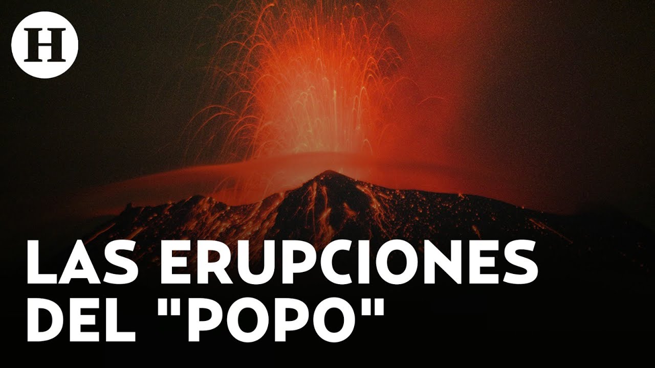 Conoce cuáles fueron las últimas erupciones del volcán Popocatépetl y qué consecuencias hubo