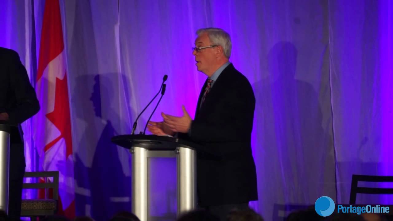 SCENES FROM MANITOBA LEADERS DEBATE NOV 25, 2015