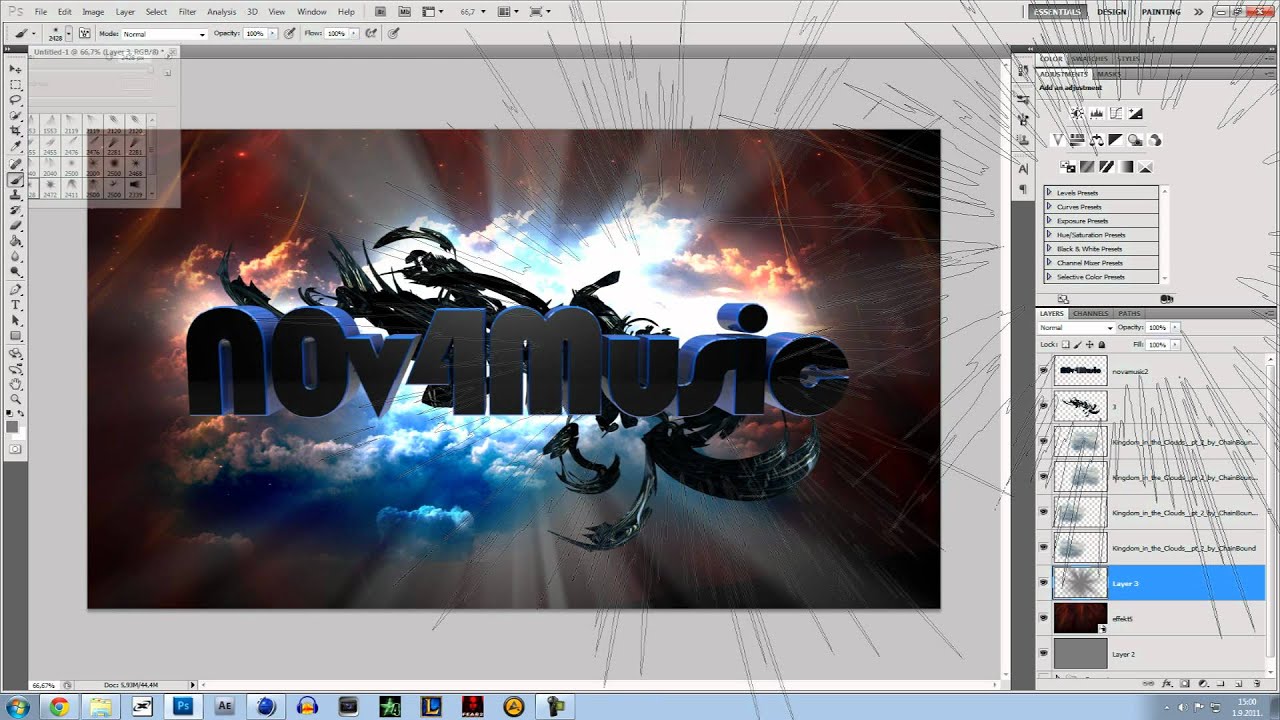 N0v4Music [ PS + C4D ]