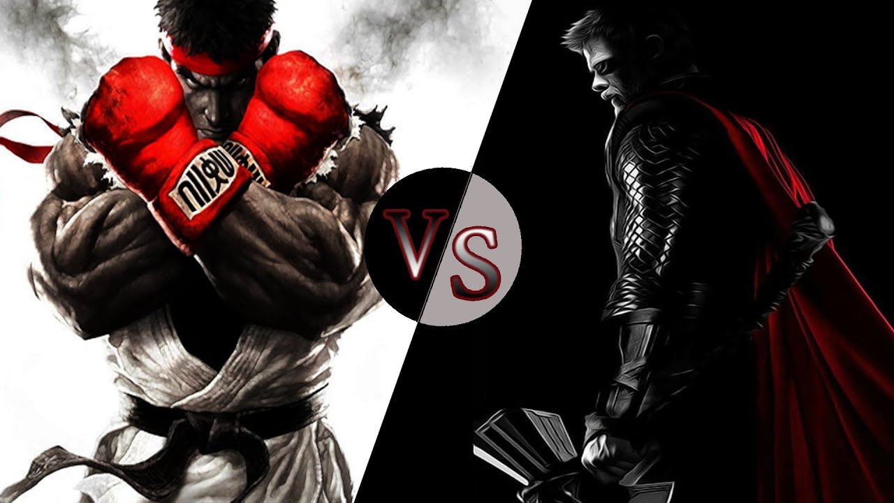 SHIN RYU VS THOR (THUNDER VS THUNDER) GAMEPLAY BEST MATCH EVER