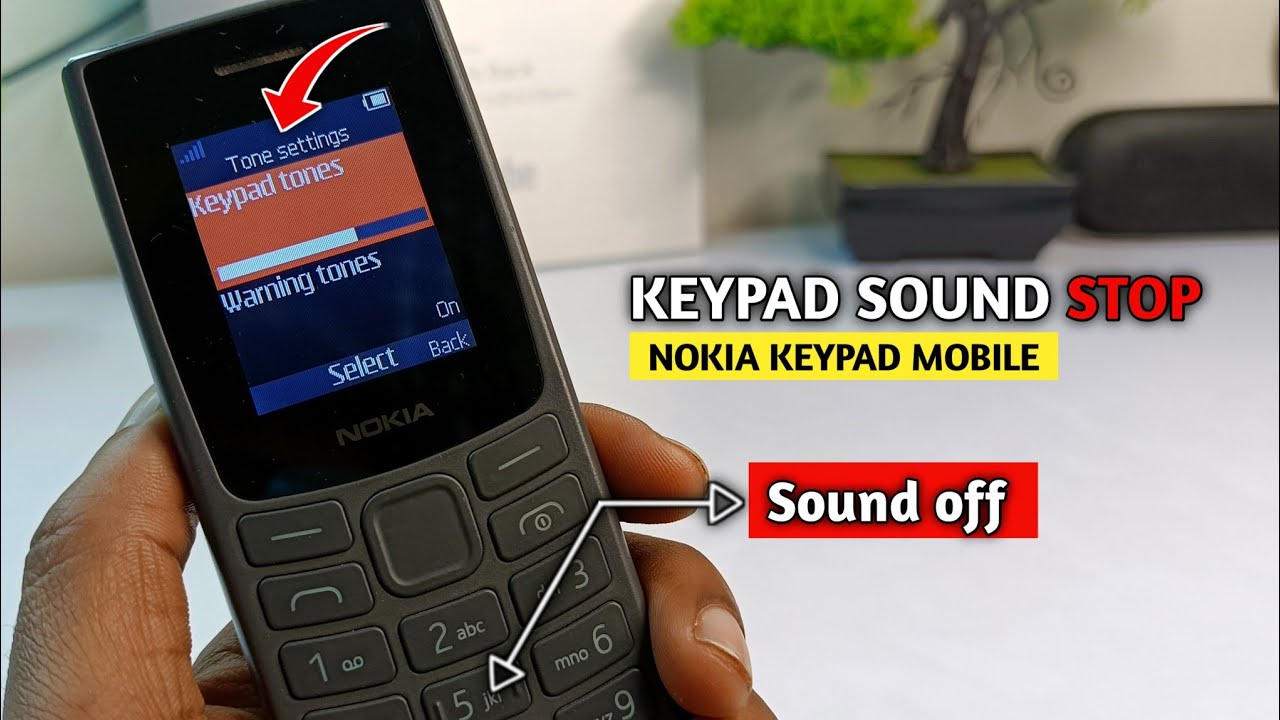 Nokia keypad sound off || how to keypad sound off in nokia keypad phone
