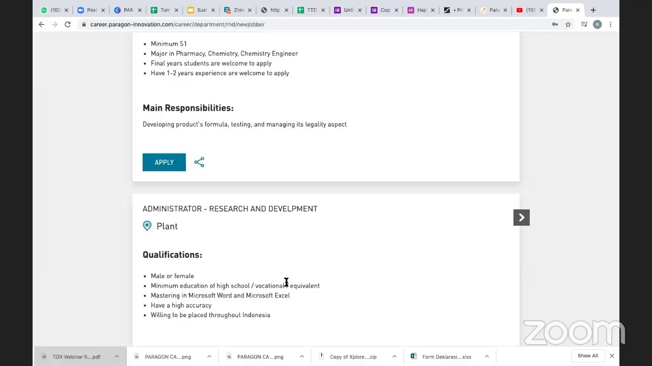 Webinar RND (Microbiology and Raw Material)