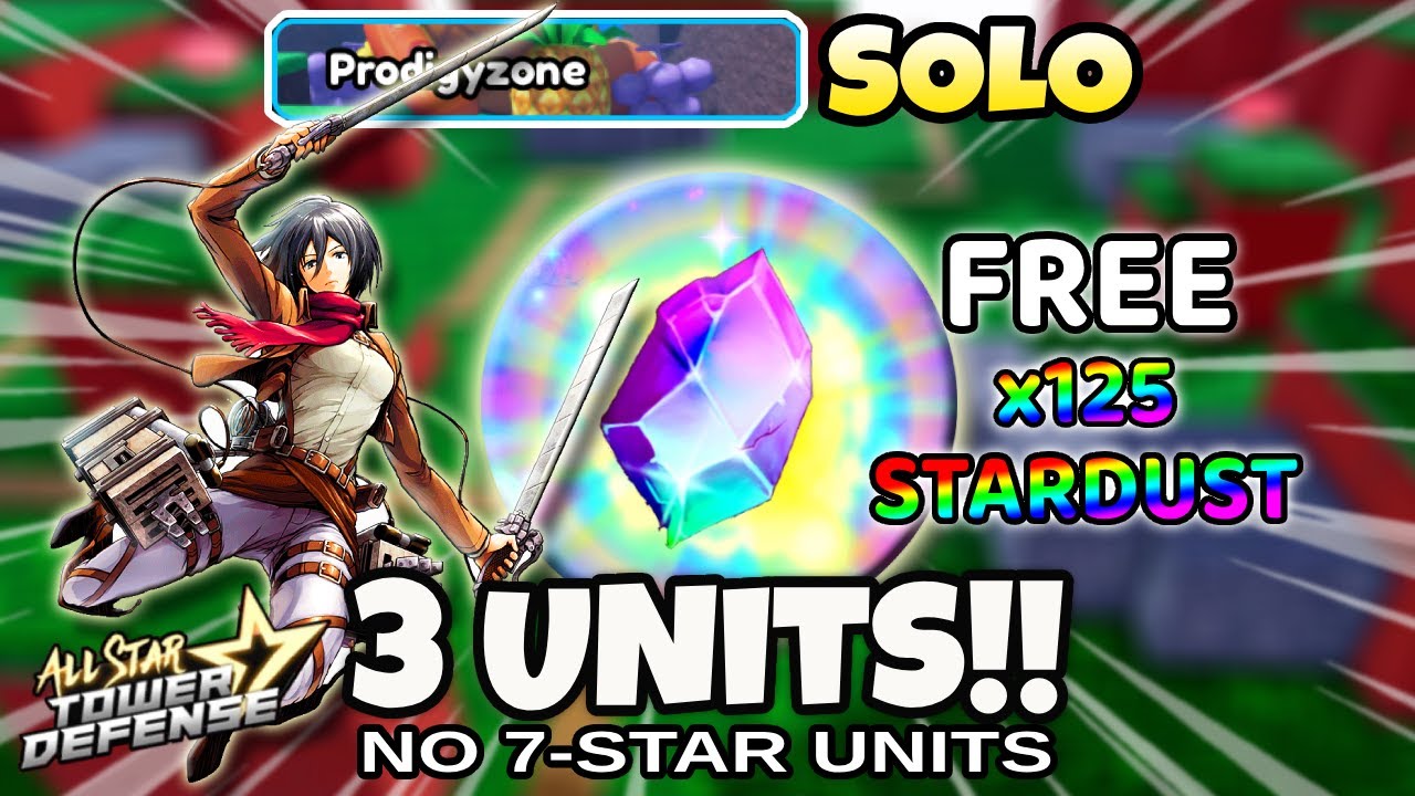 Solo ProdigyZone Raid (No 7-Stars: 3 Banner Units Only!) | All Star Tower Defense Roblox