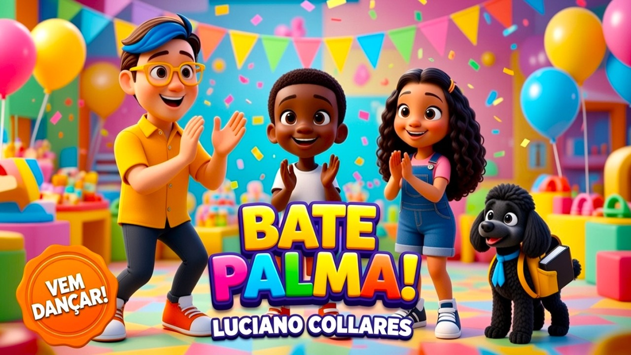 BATE PALMA, PA, PARÁ, PARÁ! 👏 Coreografia Fácil para Crianças • Luciano Collares