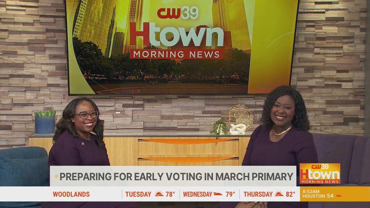 HTOWN Morning News Preparing for Early Voting in March Primary 8:30am long version