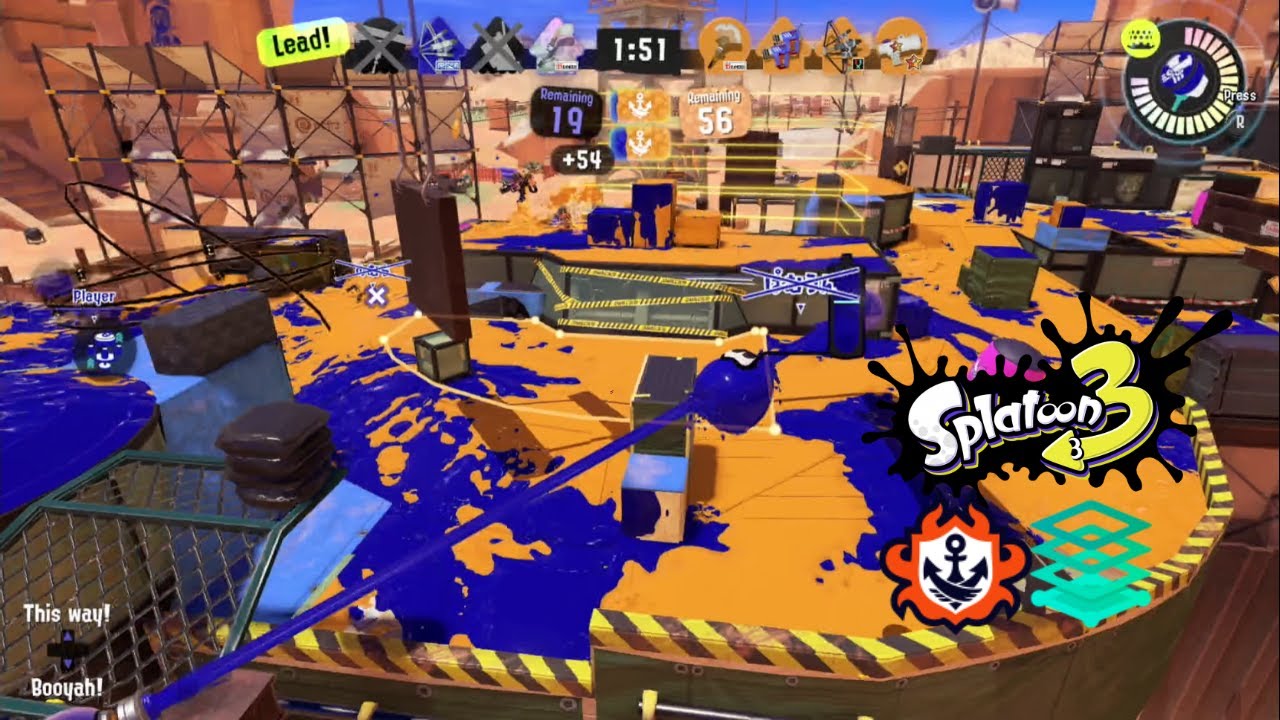 Splatoon 3 - Anarchy Battle (Series) - Splat Zones gameplay #18