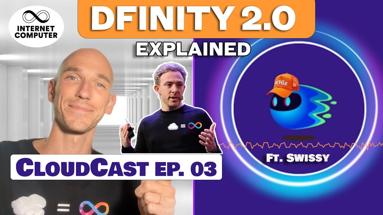 ICP / Dfinity 2.0 Explained &ndash; CloudCast Ep 03 w @swissyai &ndash; Caffeine, Utopia, Convo - BULLISH ♾️☁️🚀