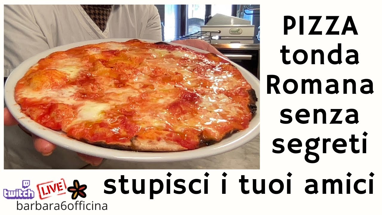 Pizza tonda romana al piatto. Tutti i segreti per una riuscita perfetta anche in casa Subtitles