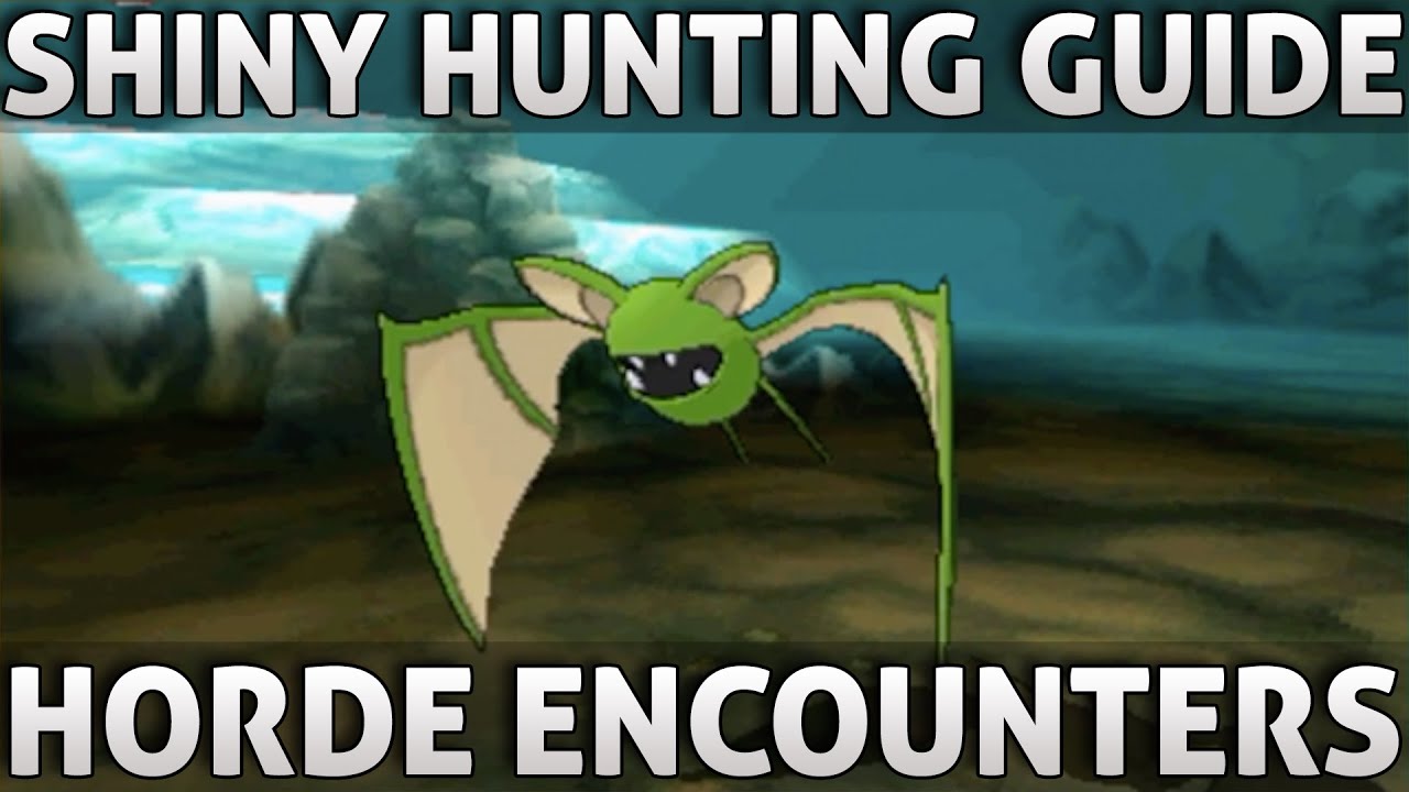 Pokemon ORAS: Shiny Hunting Guide | Horde Encounters (Omega Ruby Alpha Sapphire)