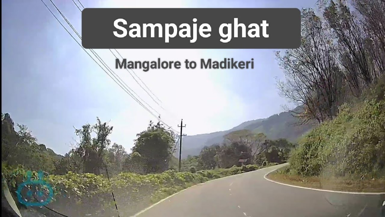 Sampaje Ghat Road | Mangalore to Madikeri road trip  | NH - 75 #vlog