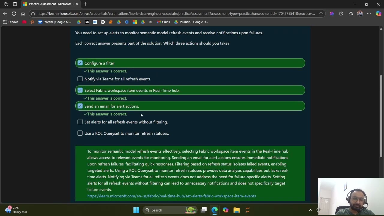 Part 1 - DP-700 Practice Questions Explained | Crack Azure Fabric Data Engineer Associate Exam