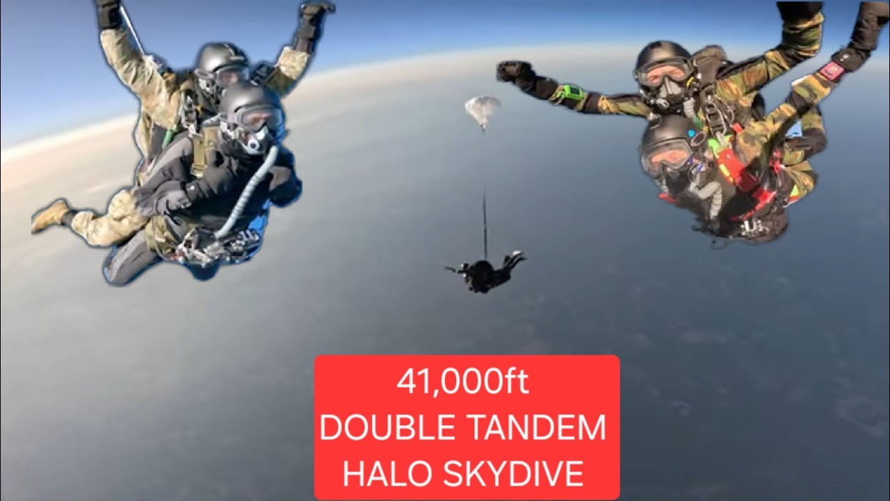 41,000ft DOUBLE TANDEM HALO 