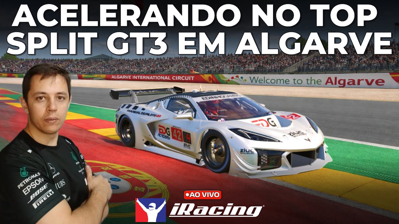 🔴ACELERANDO DE CORVETTE GT3 EM ALGARVE❗aula❗treinamento ❗pintura