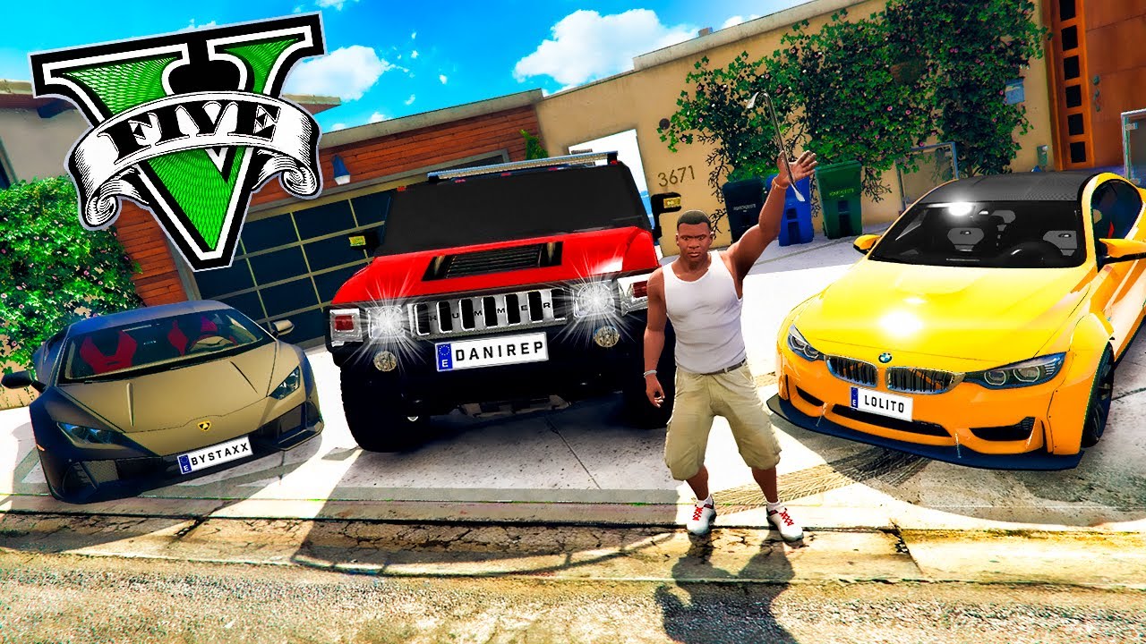 ROBANDO COCHES MILLONARIOS de YOUTUBERS en GTA 5! (MODS) - ElChurches