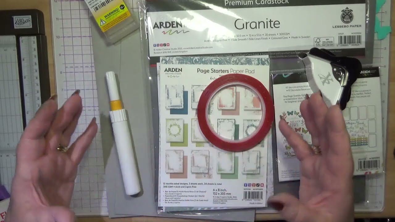 Supplies & Tools to make Arden Album