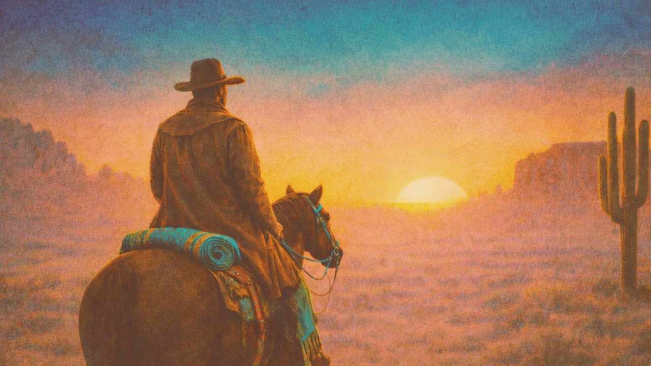 Before Desert Night — Minimal Acoustic Guitar | Western Desert Soundscape for Focus & Reflection