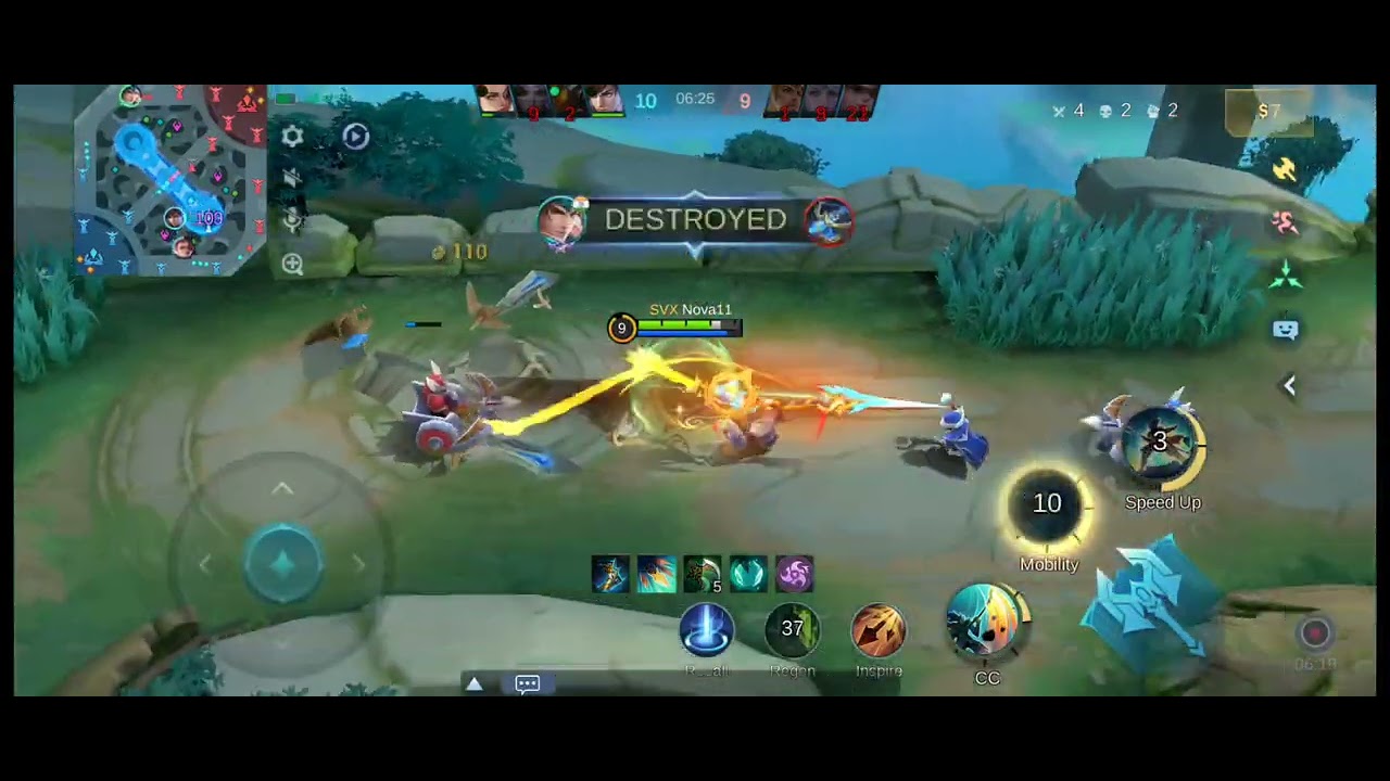 Zilong attacks 🎇💥🪦 Ministher