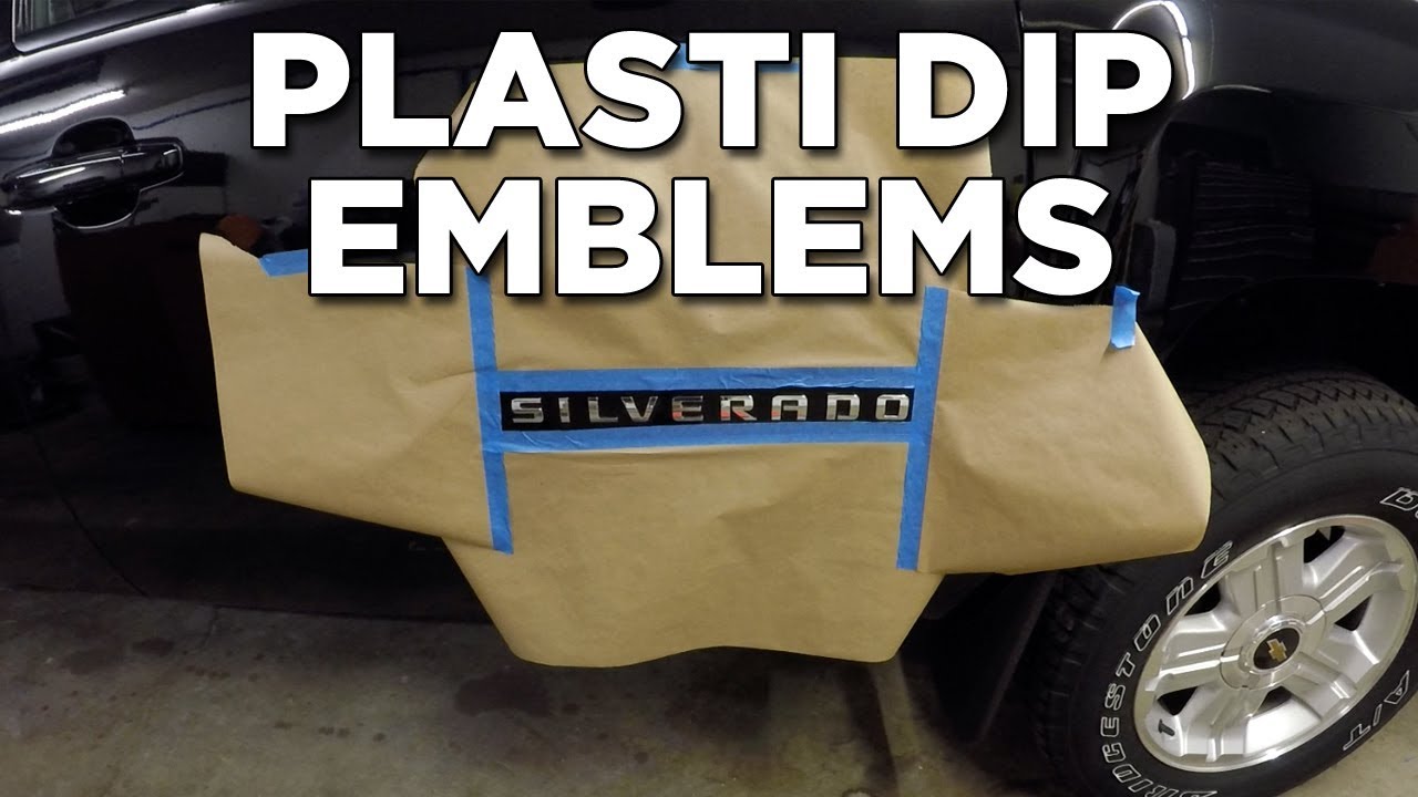 How To Plasti Dip Silverado Emblems And Badges