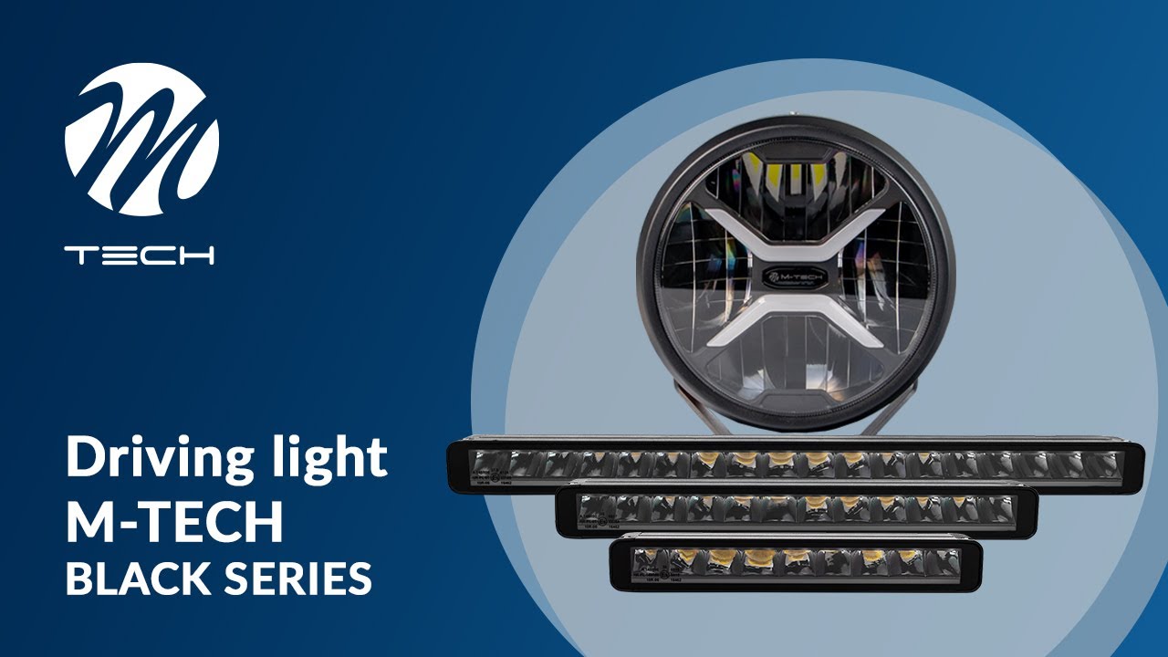 DRIVING LIGHT LED M-TECH WLBC17X BLACK Series