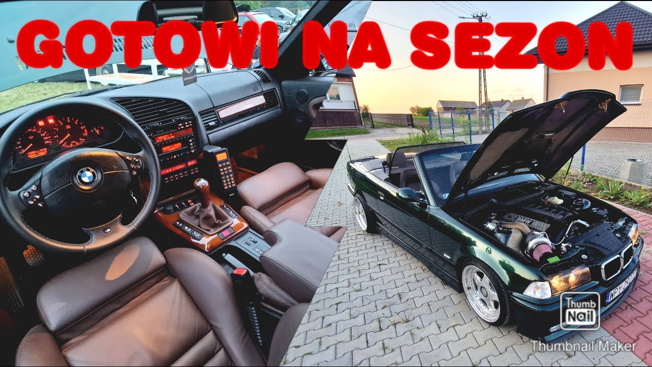 BMW E36 Cabrio m50 turbo by Bartek Kobyłka start sezonu 2022