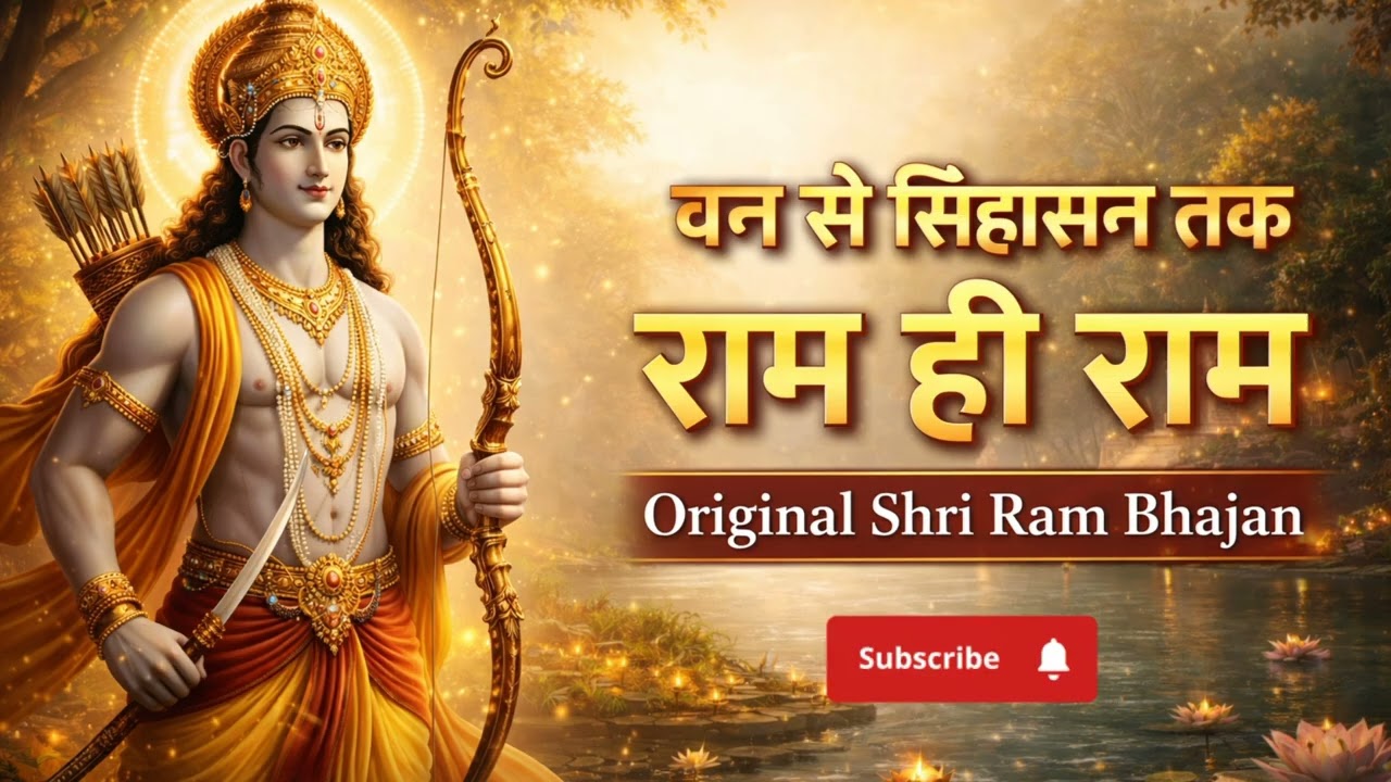 वन से सिंहासन तक राम ही राम | Original Shri Ram Bhajan | New Ram Bhajan 2026 @bhgvaankabhakt 