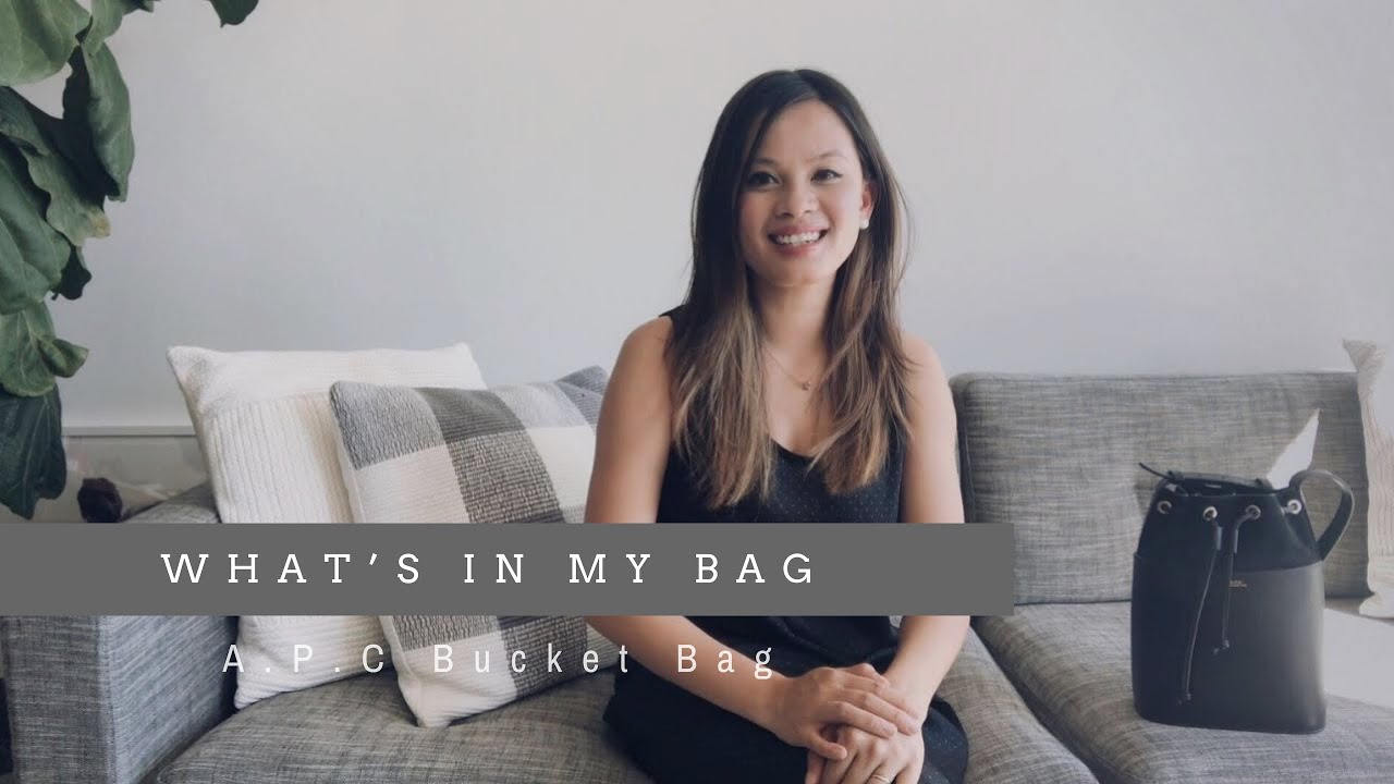 WHAT’S IN MY BAG | APC Bucket Bag | Gucci, Jo Malone, Chanel, YSL, MAC | The Issa Edit