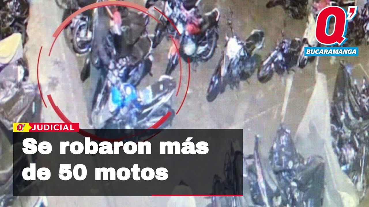 Así cayeron 'Los Compinches', responsables de robarse más de 50 motos, en Bucaramanga