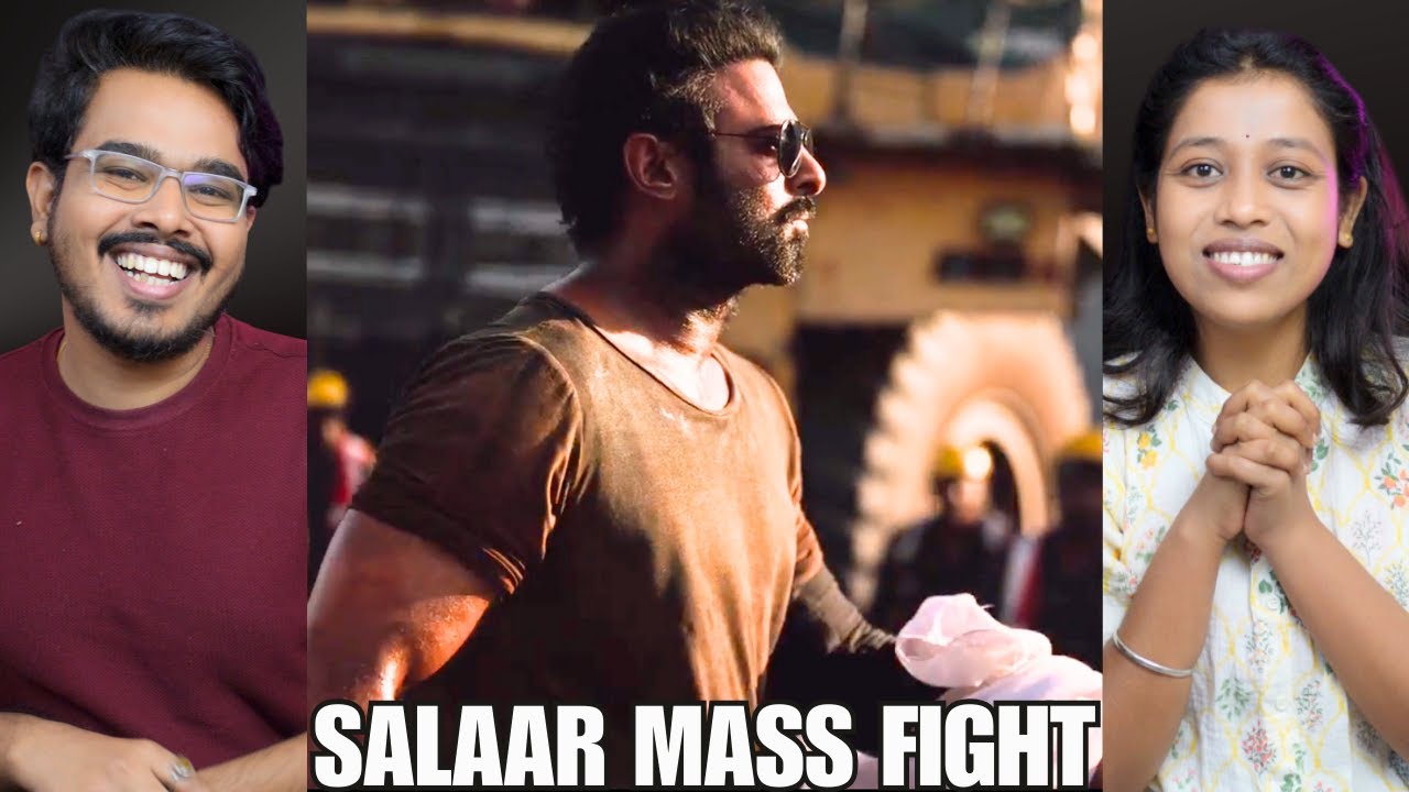 SALAAR MASS Prabhas Fight Scene 🔥 Reaction