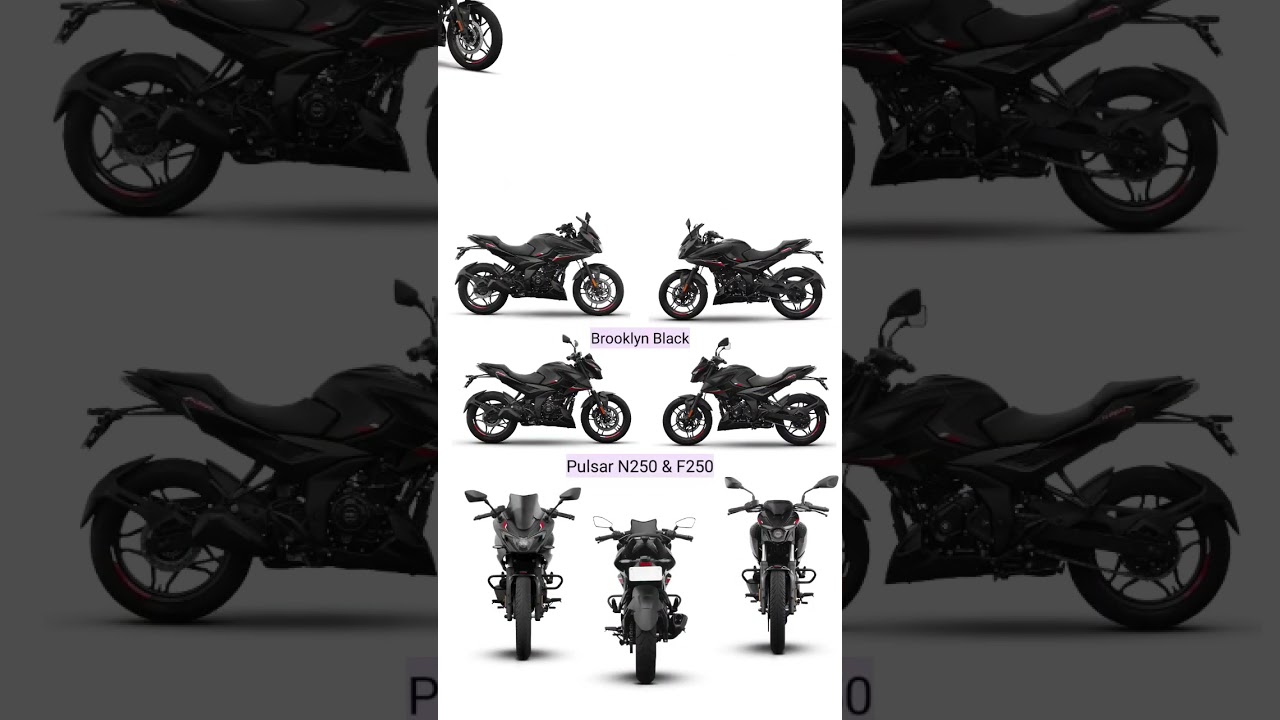 Pulsar N250 & F250 || Brooklyn Black #shorts