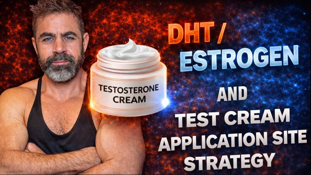 DHT Dominance, Estrogen and sexual function on TEST CREAM: Application Site Strategy BREAKDOWN