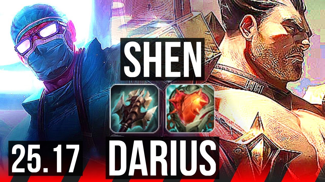 SHEN vs DARIUS (TOP) | 6/0/4, Dominating | EUW Master | 25.17