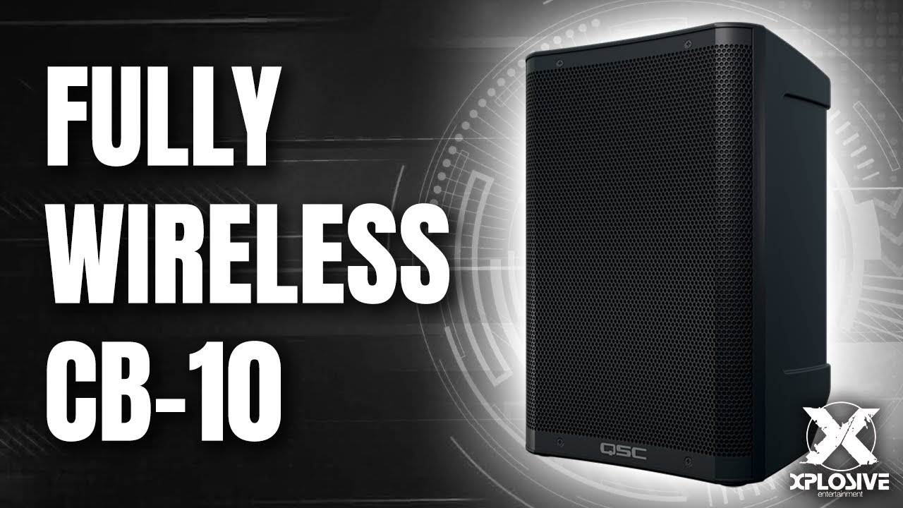 Fully Wireless QSC CB10 Setup + TouchMix Control (Speaker & Wireless Mic)