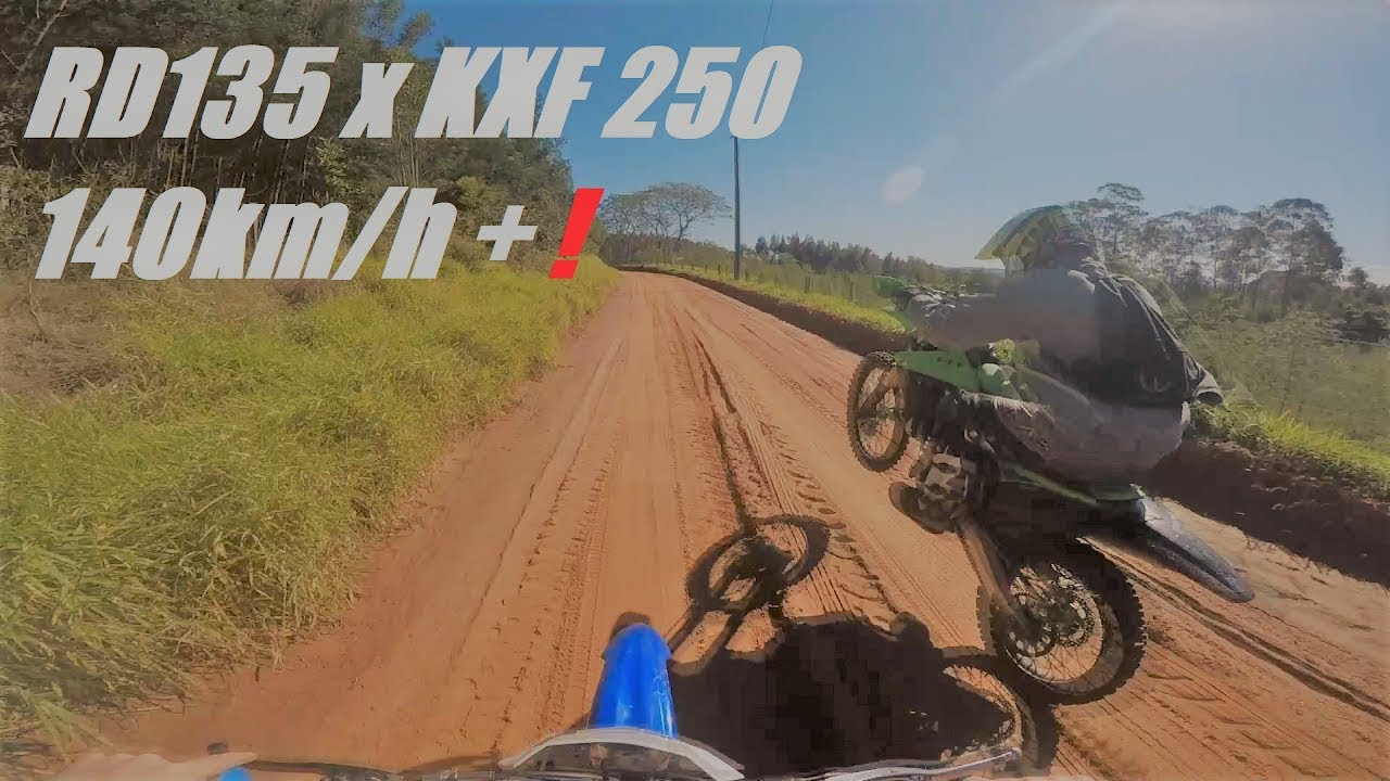 RD x KXF TRILHA DE MOTO + ESTRADAO INSANO