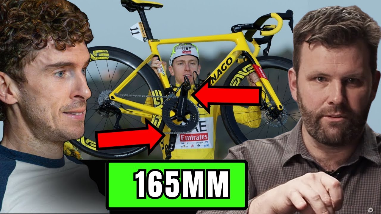 INEOS Physio Reveals Why Pogacar Uses 165mm Cranks