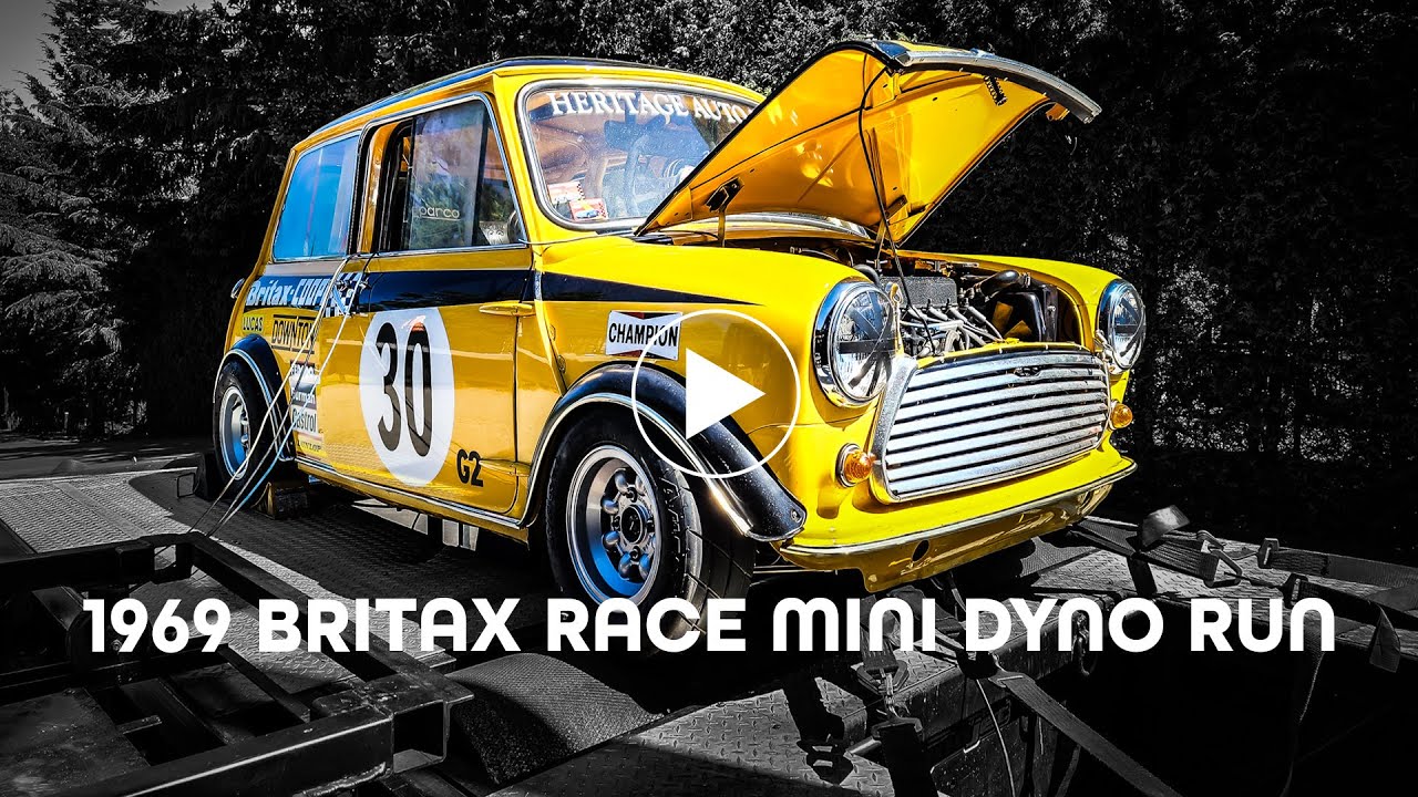 Dyno Run With A 1969 Britax-Cooper-Downton Race Mini