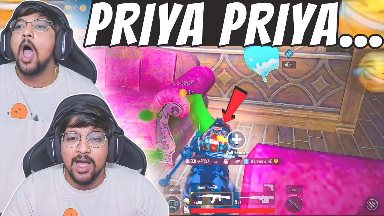 Priya Priya Champodhe 😂🤣 | Fun With Intense Gameplay 😈 | #warriorislive #highlights