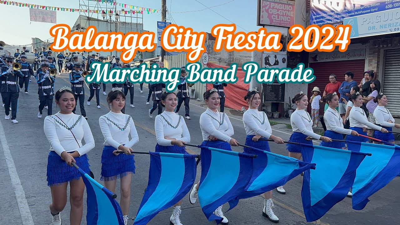 [4K] BANGA FESTIVAL 2024 | Marching Band Parade | Balanga City Bataan