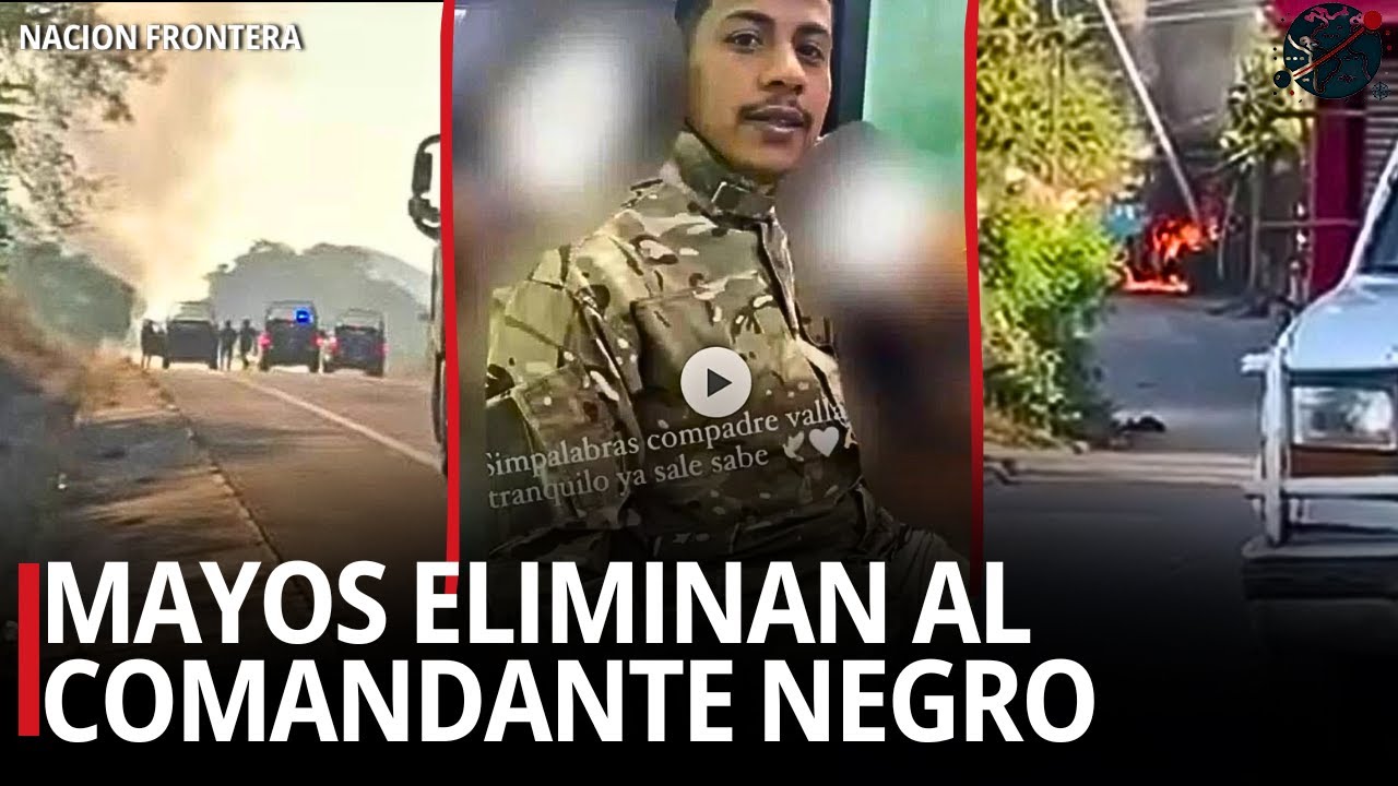 🔴Revientan Escuinapa: Mayos eliminan al comandante negro de los chapos